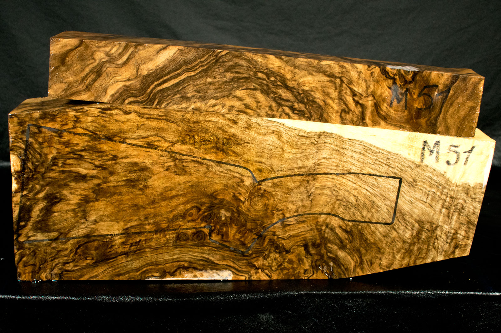 Schaftholz Rohling M51 Schaftholz Rohling M51